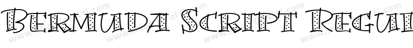 Bermuda Script Regular字体转换